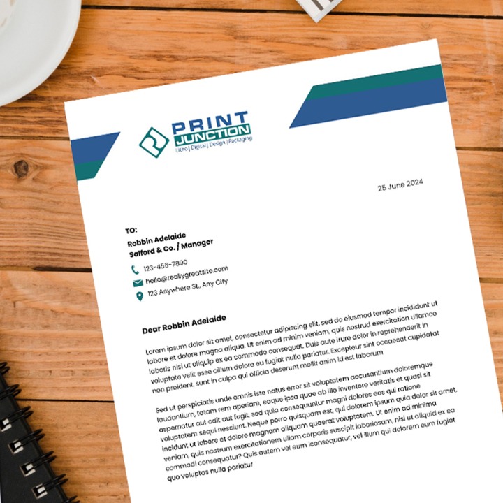 Premium Letterheads Printing Johannesburg