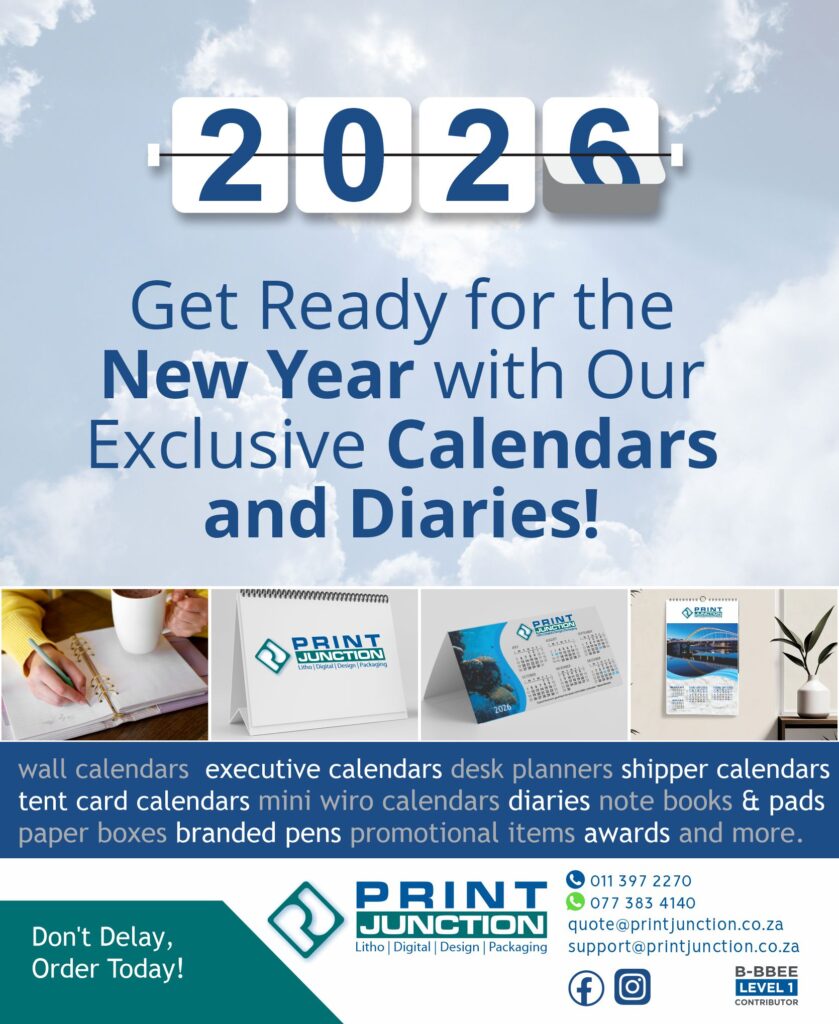 Calendars & Daries 2026 Printing Boksburg